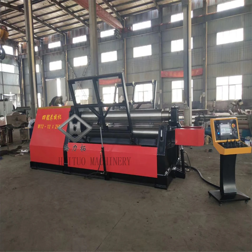 W12nc 4 Rolls Plate Rolling Machine Plate Bending Machine