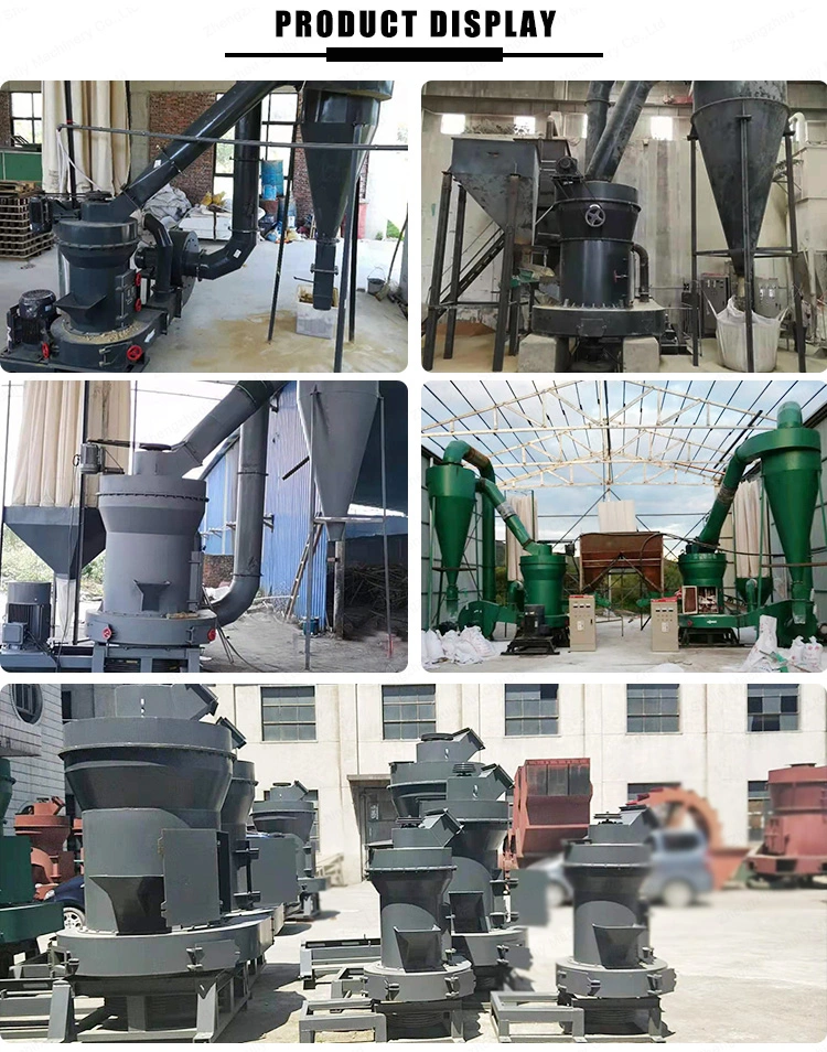 High Pressure Ultra-Fine Raymond Grinding Mill Machine Mineral Grinder Gypsum Powder Production Line