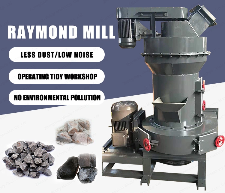 High Pressure Ultra-Fine Raymond Grinding Mill Machine Mineral Grinder Gypsum Powder Production Line